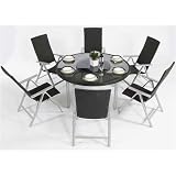 Antigua Metal Glass All Weather Wicker Garden Furniture