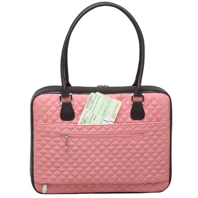 Pink Laptop Bags on Mango Tango 16 Pink Canvas Stripe Laptop Bag Electronics Cases
