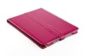 M-Edge Platform Genuine Leather Kindle DX Jacket (Fits 9.7" Display, Latest Generation Kindle DX), Pebbled Fuchsia