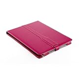 M-Edge Platform Leather Kindle DX Jacket (Fits 9.7" Display, Latest Generation Kindle DX), Pebbled Fuchsia