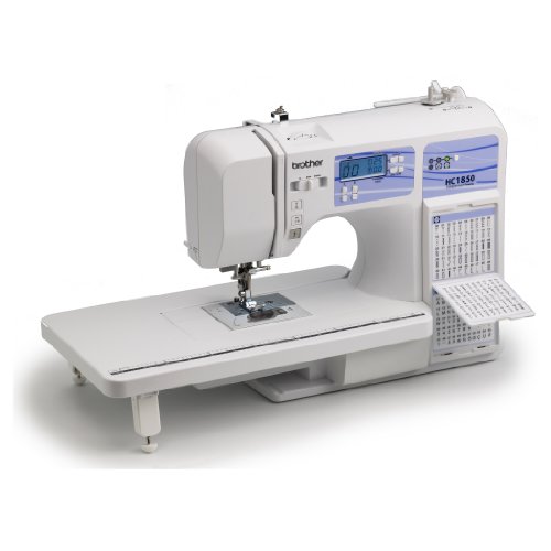 Brother-HC1850-Computerized-Sewing-and-Quilting-Machine-with-130-Built-in-Stitches-9-Presser-Feet-Sewing-Font-Wide-Table-and-Instructional-DVD