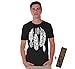 Awkwardstyles Feathers T-shirt White Native American Indian Shirt + Bookmark