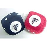 NFL Football Team Fuzzy Auto Dice