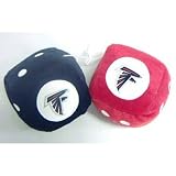 Atlanta Falcons Nfl 3 Car Fuzzy Dice"