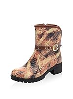 Isabelle Jaquelin Botas moteras Earth (Naranja / Negro)