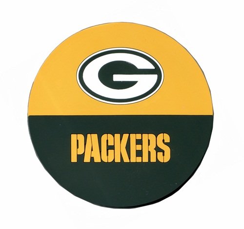 Green Bay Packers Quality Vinyl Coasters (Set of 4)