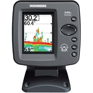 Humminbird 345C 3.5-Inch Waterproof Fishfinder and Dual-Beam Transducer by Humminbird