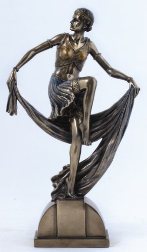 Art Deco Dancer Statue resin Figurine