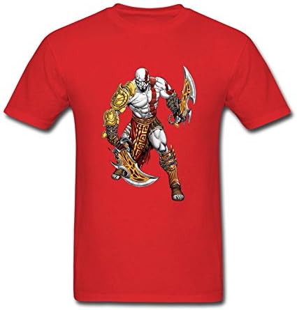 OLQK3F Men's Greek gods Kratos T Shirts