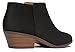 Western Ankle Boot- Cowgirl Low Heel Closed Toe Casual Bootie - Comfortable Walking Slip on Boot by J. Adams