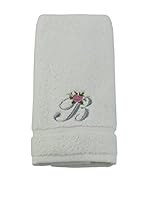 Bottega Tessile Toalla De Manos Monogram (Gris Claro B)