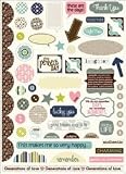 Bella Blvd Estate Sale Badda Bings Chipboard Journal Embellishment- ES102, 3 Item(s)/Order