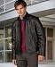 Apparel : Calvin Klein Leather Motorcycle Jacket