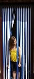 Slat type Door Curtain,Bug Blind,Fly Blind,Strip Blind-BLUE & WHITE