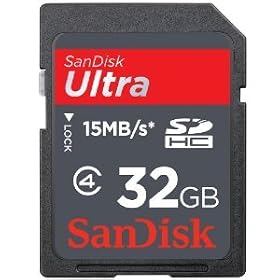 SanDisk Ultra - Flash memory card - 32 GB - Class 4 - SDHC