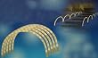 Set of 5 Lighted White Archways or Pathway Markers Outdoor Christmas Decorations