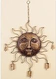 Sunface Metal Large Wind Chimes With Bells