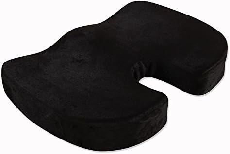 Magshining Aylio Coccyx Orthopedic Comfort Car Seat Cushions Black