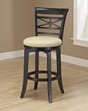 Kingston Black Swivel Bar Stool One Pair