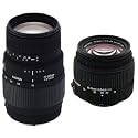 Sigma 18-50mm f/3.5-5.6 DC HSM & 70-300mm f/4-5.6 Macro Motorized DG Zoom Lens Kit for Nikon AF-S Mount Digital SLR