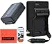 NP-FW50 Battery & Charger Kit For Sony Alpha NEXF3K NEX5 NEX5K NEX5N NEX5T NEX6 NEX7 A3000 SLT-A33 SLT-A35 SLT-A37 SLT-A55 Digital SLR Camera + More!!