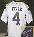 Brett Favre Autographed Minnesota Vikings Authentic White Reebok Jersey