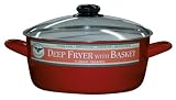 Columbian Home Products 4 Quart Deep Fryer,Terra Cotta