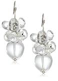 Sterling Silver Rock Crystal Dangle Earrings
