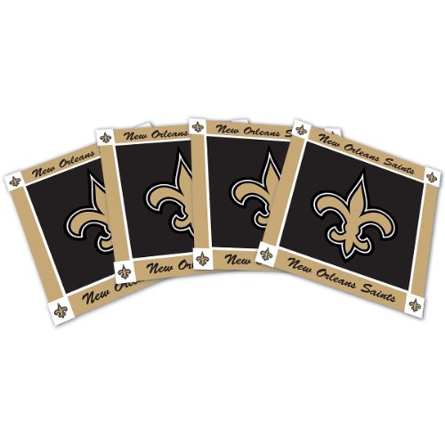 NHL New Orleans Saints 4 Pack Ceramic Coasters