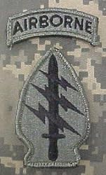 Special Forces ACU Patch with Airborne Tab