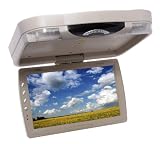 Absolute DFL1550IRC 15-Inch Flip Down Monitor with TFT Display, Built-in DVD Player, Game Function, USB/SD Card and IR Transmitter Function (Cream)