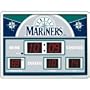 Seattle Mariners Scoreboard Clock Thermometer NFL Football Fan Shop Sports Team Merchandise