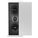 New Dual Woofer In Wall Surround Sound HD Home Theater Round Glass Fiber Center Channel Speaker TSLCR5