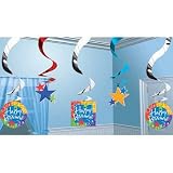 Happy Retirement Swirl Decorations, 5ct