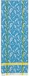 Hand Woven Elegant Jacquard 100% Cotton Sea Horse Table Runners 12x72 Inches Set of Two