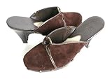 Cole Haan /Cole Haan Nike Air/ G series -- Keena Clog Dk Choclate Suede -- Women's Shoes,Clogs/Mules