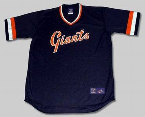 SAN FRANCISCO GIANTS 1980s Majestic Cooperstown Throwback Away Jersey, 2XL