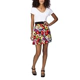 Xhilaration® Juniors Knit to Woven Dress - White S