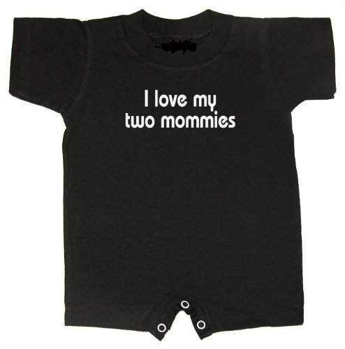 Baby Romper I Love (18 Months/Black)