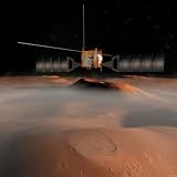 Artist's Concept of Mars Express Spacecraft in Orbit around Mars Art Photographic Poster Print by Stocktrek Images, 24x24