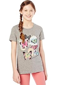 Cotton Rich Butterfly Print T-Shirt