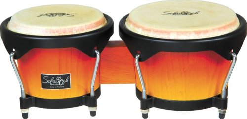 Schalloch Wood Bongo Set Tequila Sunrise