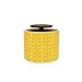 Orla Kiely Linear Stem Storage Jar, Yellow, 1L