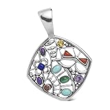 Silver Kite with Bright Stones Enhancer