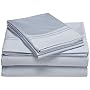 Andiamo Resorts Collection 420-Thread Count Cotton King Sheet Set, Light Blue