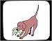 labrador38  - Decorated Mouse Pad with dog hunting labrador holding