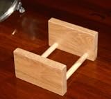 AbsorbaStone Wood Holder for larger size tumbled tile ~ holds 4 Tumbled Tile ...