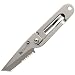 Columbia River Knife and Tool 5510 K.I.S.S. in the Dark 2.25-Inch Serrated Blade Knife, Gray
