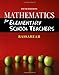 Mathematics for Elementary School Teachers