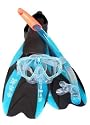 Aqualung SET DIVA Tachset Flossen Maske Schnorchel
